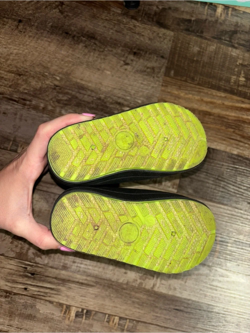 Toddler Waterproof Winter Boots - Neon Lime & Gray